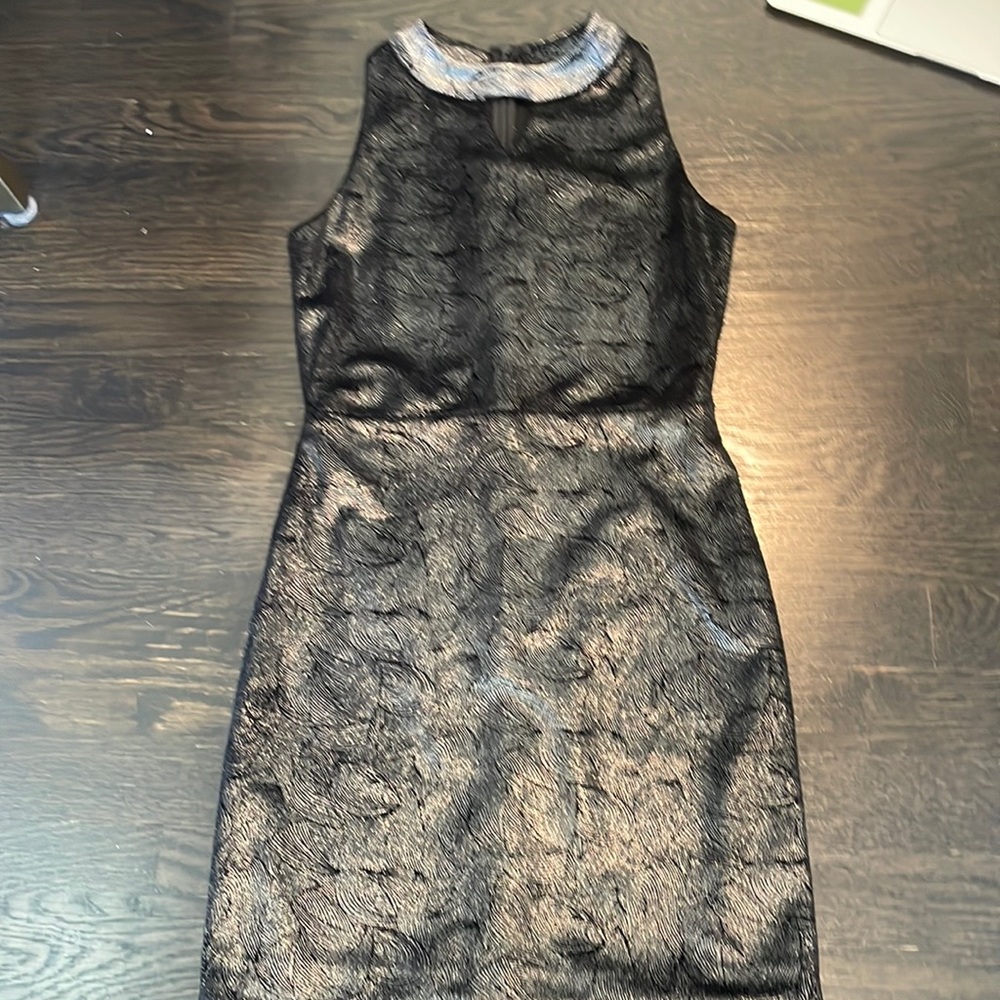 NWT BLACK SHINY DRESS